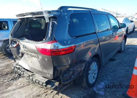 2015 Toyota Sienna Xle Premium 7 Passenger from USA, damaged, VIN 5TDDK3DC3FS124142